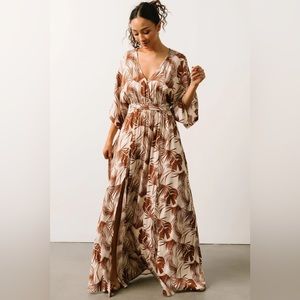Corinth Tan Maxi Dress